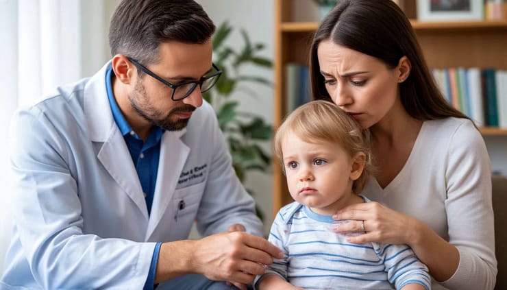 ребенок на приеме у врача