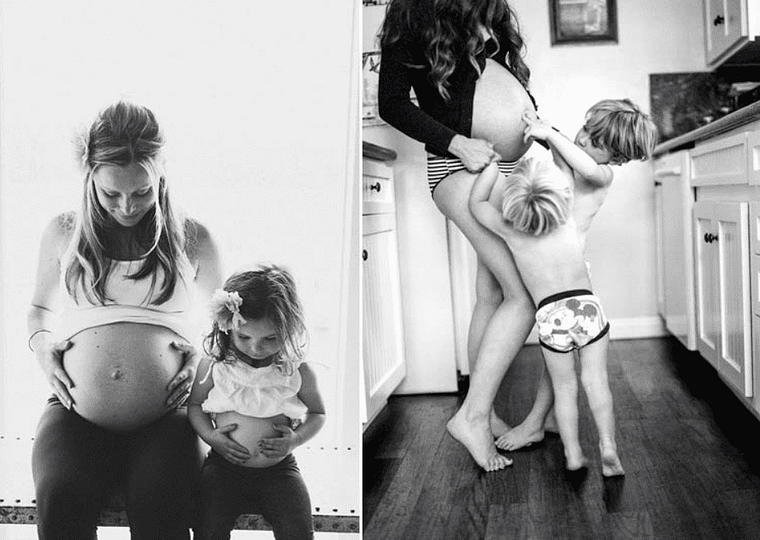 беременная со старшими детьми