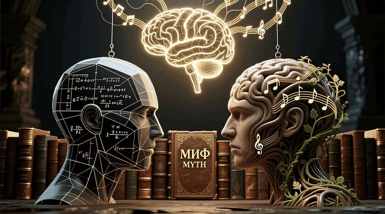 миф о доминировании одного полушария над другим